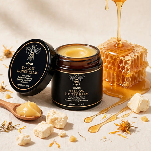 Bálsamo Natural de cera de abeja y sebo de Res