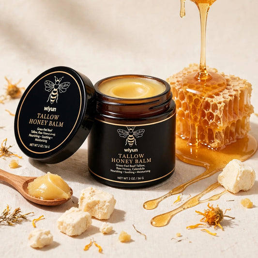 Bálsamo Natural de cera de abeja y sebo de Res