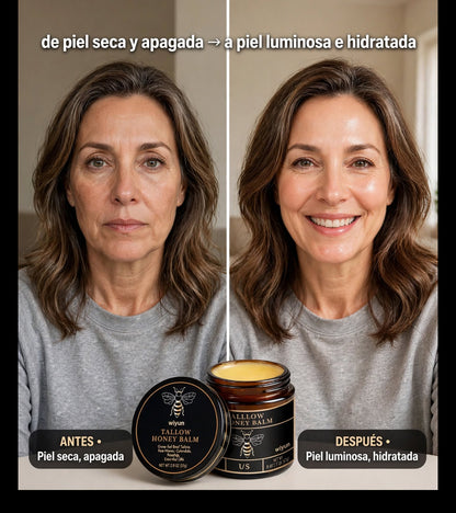 Bálsamo Natural de cera de abeja y sebo de Res